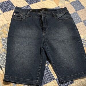 Nine West Women's Deep Blue Denim Shorts